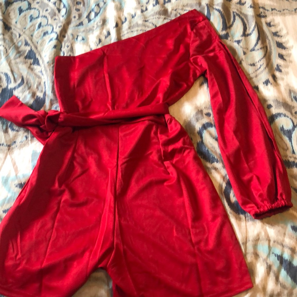 Red romper - Picture 2 of 4
